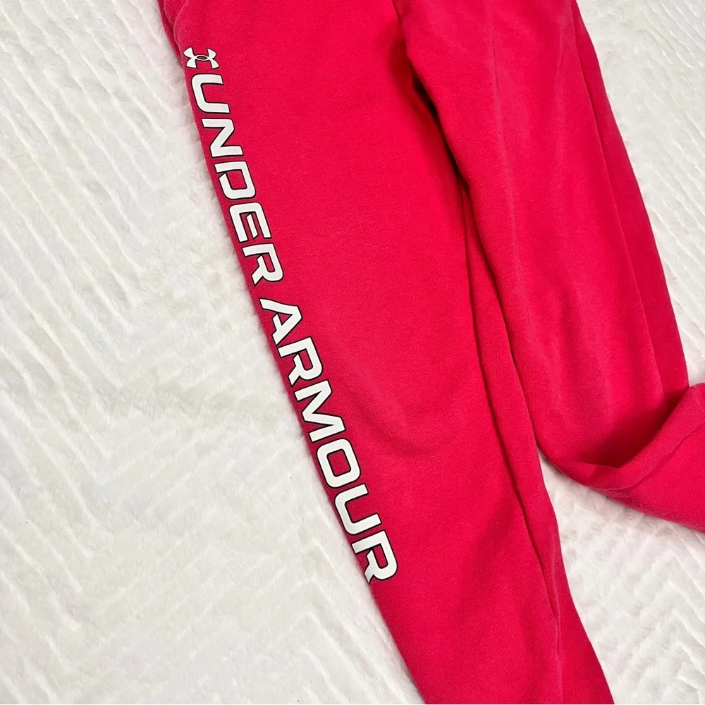 Under Armour Kids Girls Pink‎ Jogger Sweatpants size youth small joggers